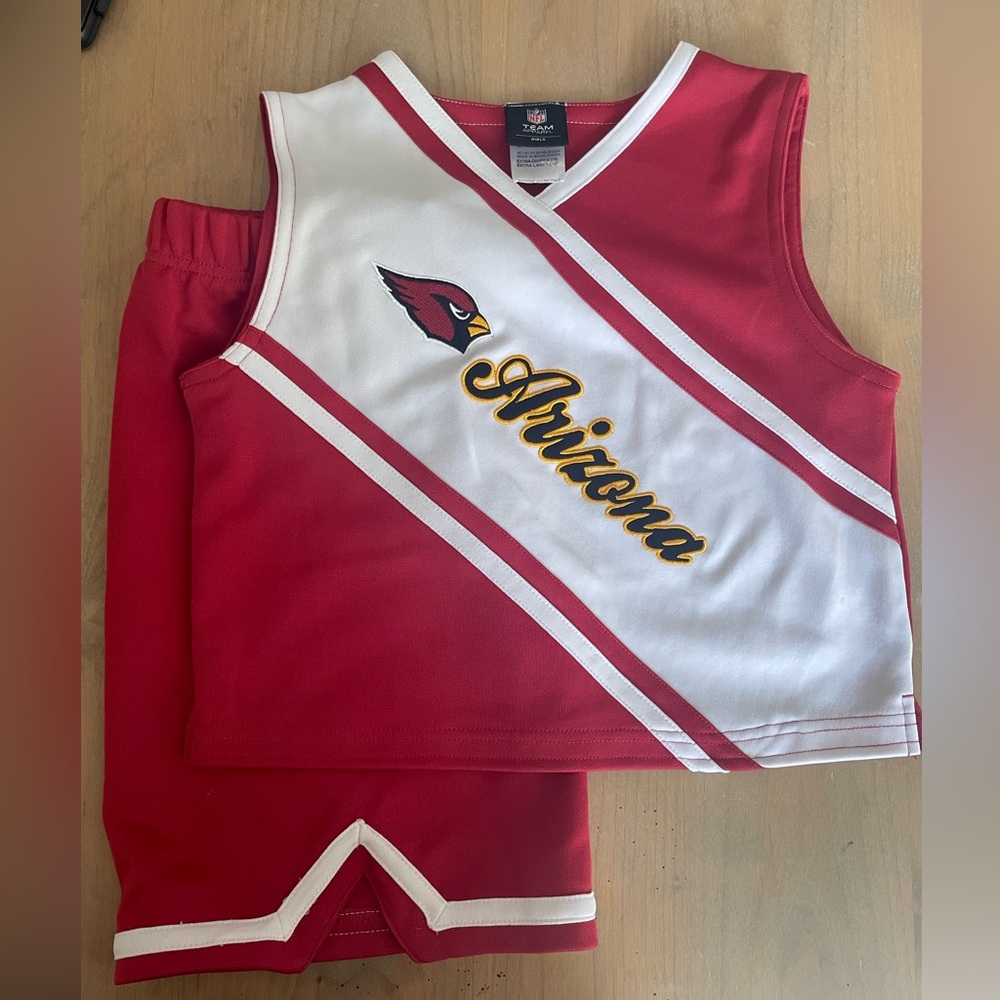 Girls Arizona Cardinals Cheerleader Two-Piece Set